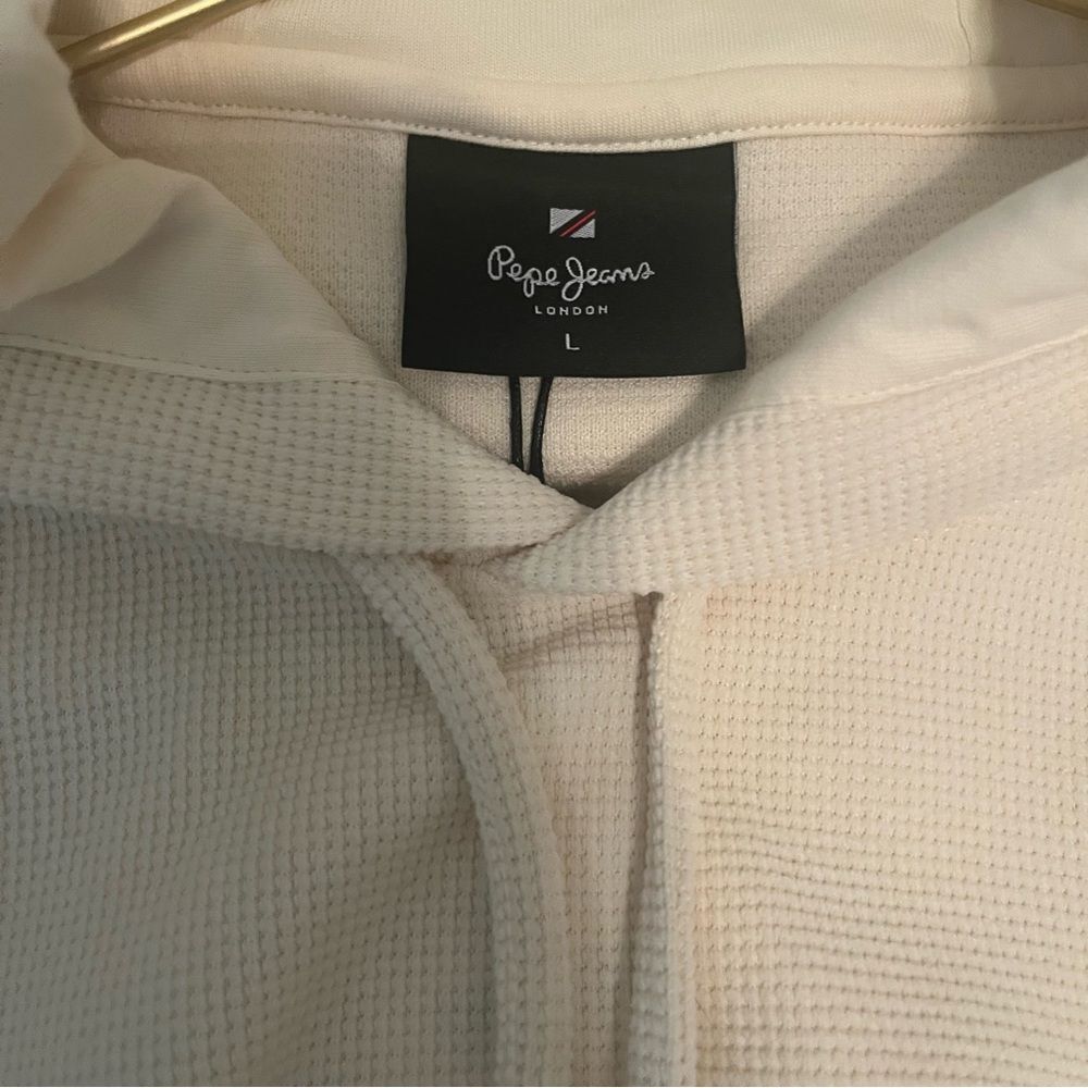 Pepe Jeans London Off-White Hoodie NWT - Picture 10 of 12